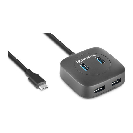 Концентратор REAL-EL CQ-407 black (EL123110011)