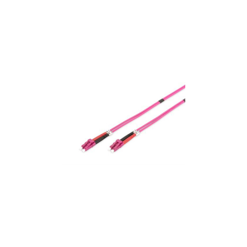 Оптичний патчкорд Digitus LC/UPC-LC/UPC, 50/125, MM, OM4, duplex, 1м (DK-2533-01-4)
