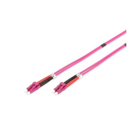 Оптичний патчкорд Digitus LC/UPC-LC/UPC, 50/125, MM, OM4, duplex, 1м (DK-2533-01-4)