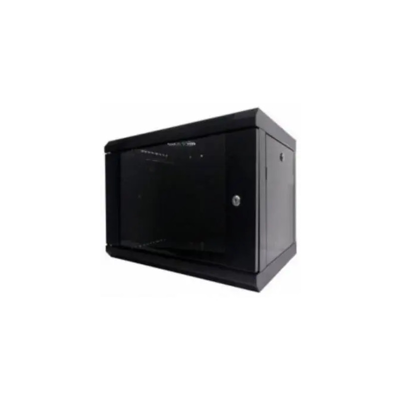 Шафа настінна Hypernet 9U 19" 600x500 (WMNC-500-9U-FLAT-BLACK)