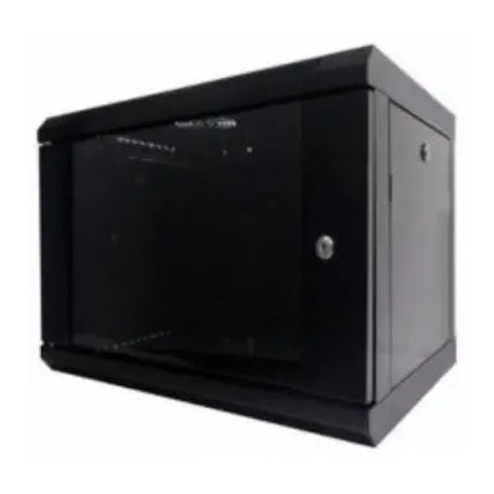 Шафа настінна Hypernet 9U 19" 600x500 (WMNC-500-9U-FLAT-BLACK)