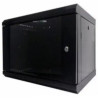 Шафа настінна Hypernet 9U 19" 600x500 (WMNC-500-9U-FLAT-BLACK)