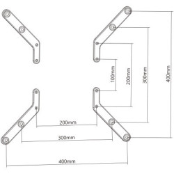 Кронштейн Brateck LCD-201R