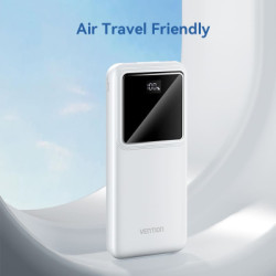 Батарея універсальна Vention 10000 mAh 22.5W Black LED Display Type (FHKB0)