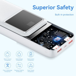 Батарея універсальна Vention 20000 mAh 22.5W Black LED Display Type (FHLB0)