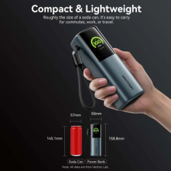 Батарея універсальна Vention 20000 mAh 165W Gray TFT Display Type (FKFH0)