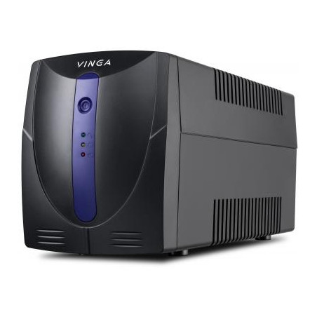 Пристрій безперебійного живлення Vinga LED 600VA plastic case (VPE-600P)