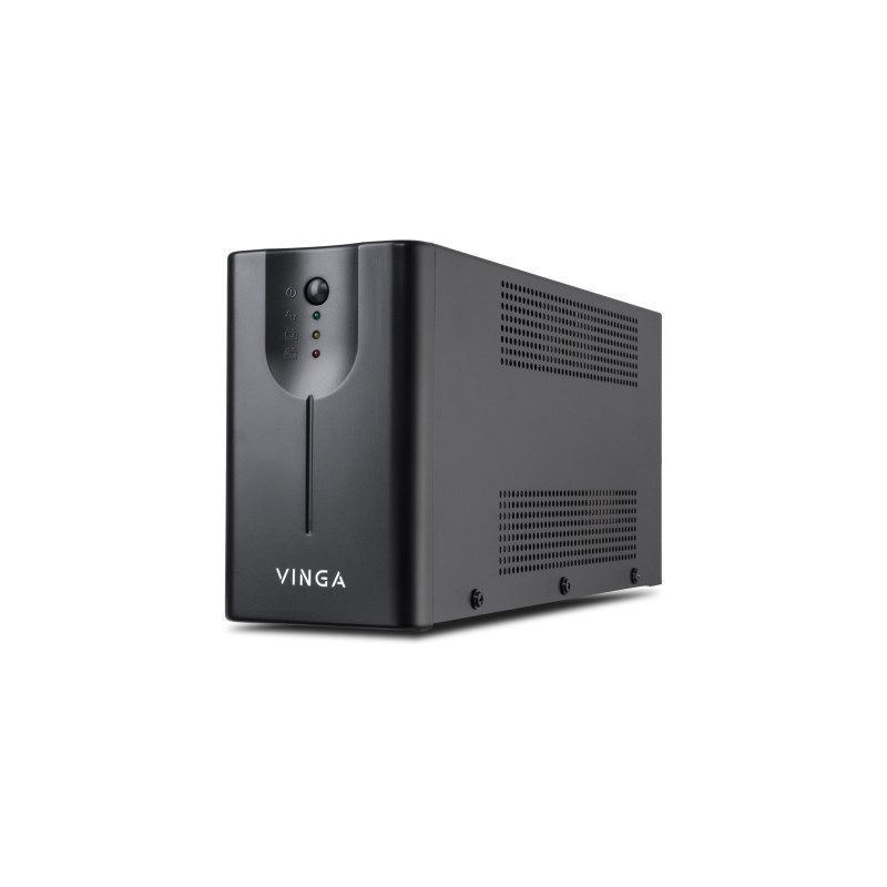 Пристрій безперебійного живлення Vinga LED 2000VA metall case (VPE-2000M)