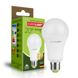 Лампочка Eurolamp LED А70 20W E27 3000K 220V (LED-A70-20272(P))