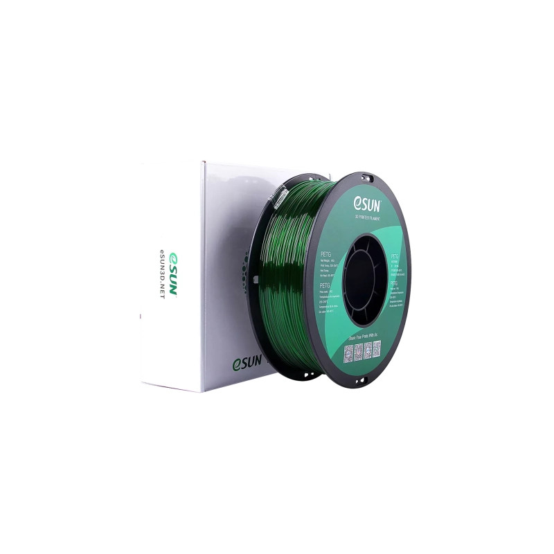 Пластик для 3D-принтера eSUN PETG 1,75mm 1kg GREEN (PETG-P175G1)