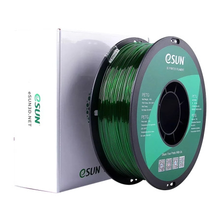 Пластик для 3D-принтера eSUN PETG 1,75mm 1kg GREEN (PETG-P175G1)