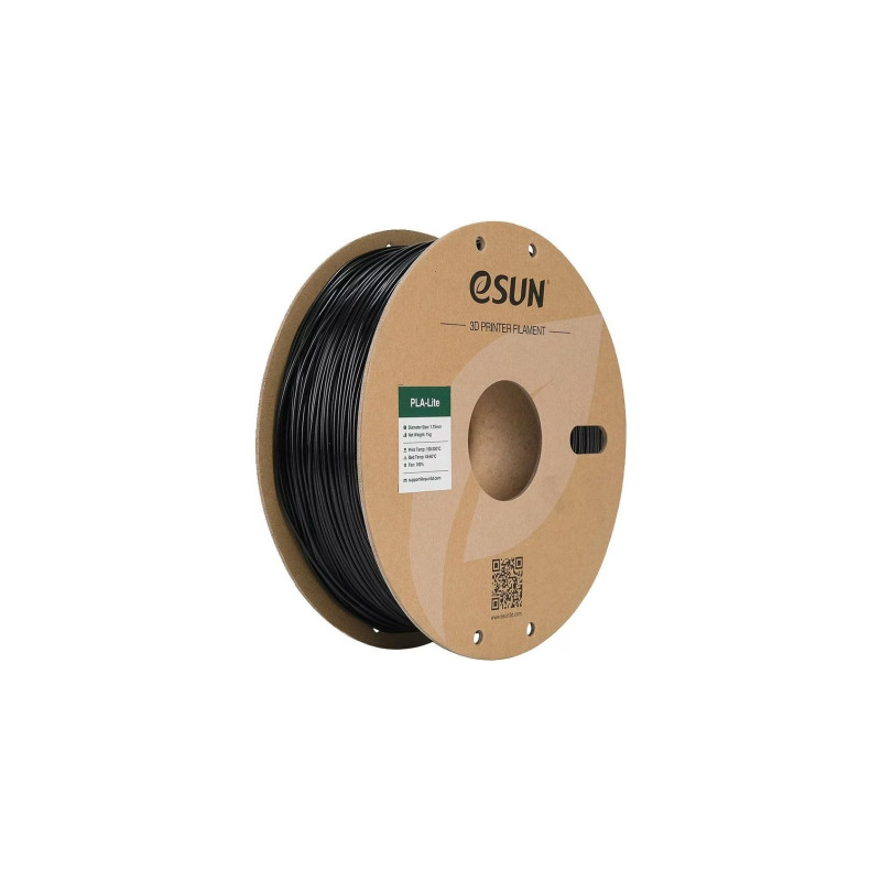 Пластик для 3D-принтера eSUN ePLA-LITE 1,75mm 1kg Black (EPLA-LITE-P175B1)