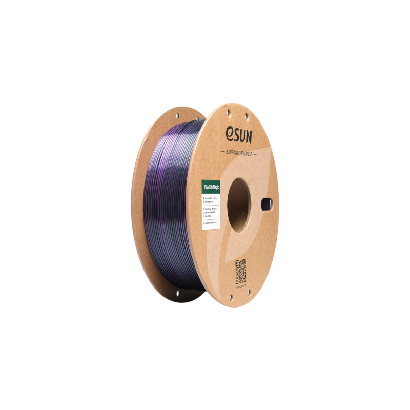 Пластик для 3D-принтера eSUN ePLA-Silk Magic 1кг, 1.75мм, Black Purple (EPLA-SILKMAGIC-P175BP1)