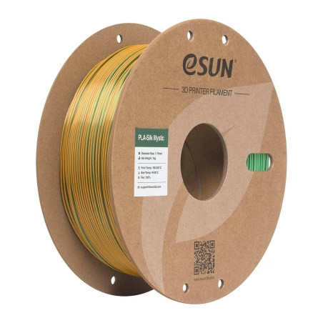 Пластик для 3D-принтера eSUN ePLA-Silk Mystic 1.75мм 1kg GoldGreenBlack (EPLA-SILKMYSTIC-P175JGB1)