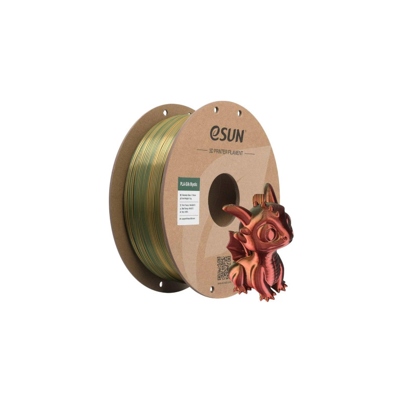 Пластик для 3D-принтера eSUN ePLA-Silk Mystic 1.75мм 1kg GoldRedGreen (EPLA-SILKMYSTIC-P175JRG1)