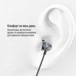 Навушники ColorWay 3.5 mm Wired Earphone UrbanBeat Black (CW-WD03BK)