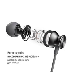 Навушники ColorWay 3.5 mm Wired Earphone UrbanBeat Black (CW-WD03BK)