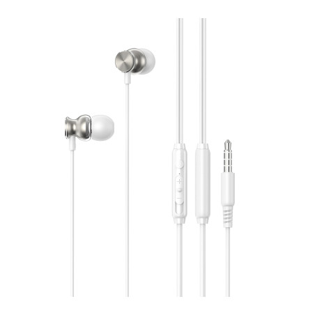 Навушники ColorWay 3.5 mm Wired Earphone UrbanBeat White (CW-WD03WT)