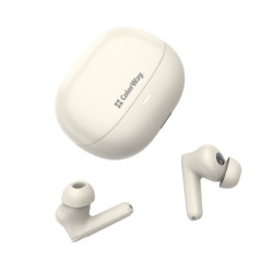 Навушники ColorWay Slim TWS-1 Earbuds Long Life Beige (CW-TWS1BE)