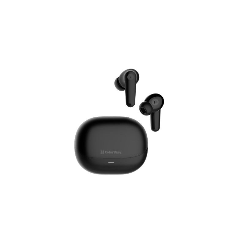 Навушники ColorWay Slim TWS-1 Earbuds Long Life Black (CW-TWS1BK1)