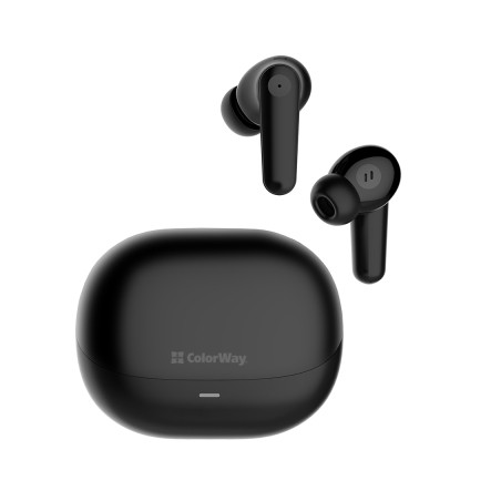 Навушники ColorWay Slim TWS-1 Earbuds Long Life Black (CW-TWS1BK1)