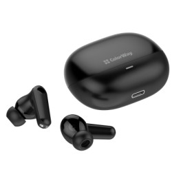 Навушники ColorWay Slim TWS-1 Earbuds Long Life Black (CW-TWS1BK1)