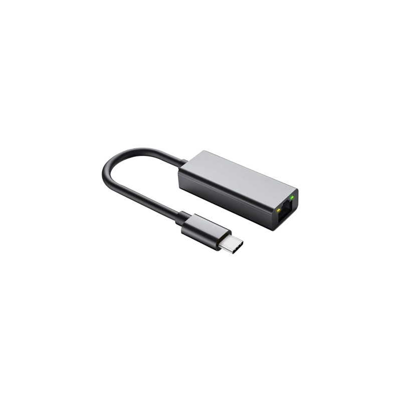Адаптер USB-C to RJ45 Ethernet 1000Mbps Dynamode (DM-AD-GLAN-C)