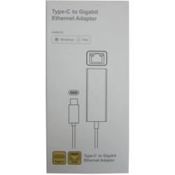 Адаптер USB-C to RJ45 Ethernet 1000Mbps Dynamode (DM-AD-GLAN-C)