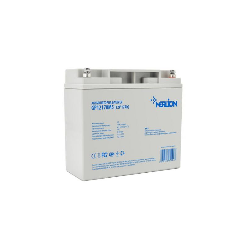 Батарея до ДБЖ Merlion 12V-17Ah (GP12170M5)