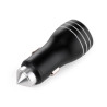 Зарядний пристрій Vinga QC3 Quick Dual USB Car Charger aluminium 18W Max (VCCQAABK)