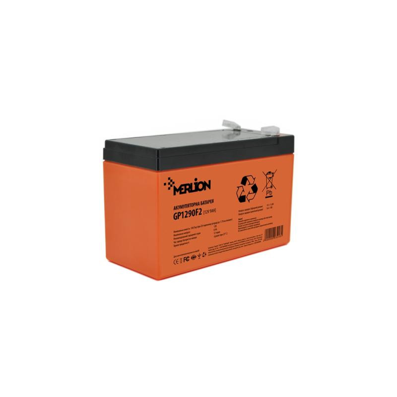 Батарея до ДБЖ Merlion 12V-9Ah PREMIUM (GP1290F2PREMIUM)