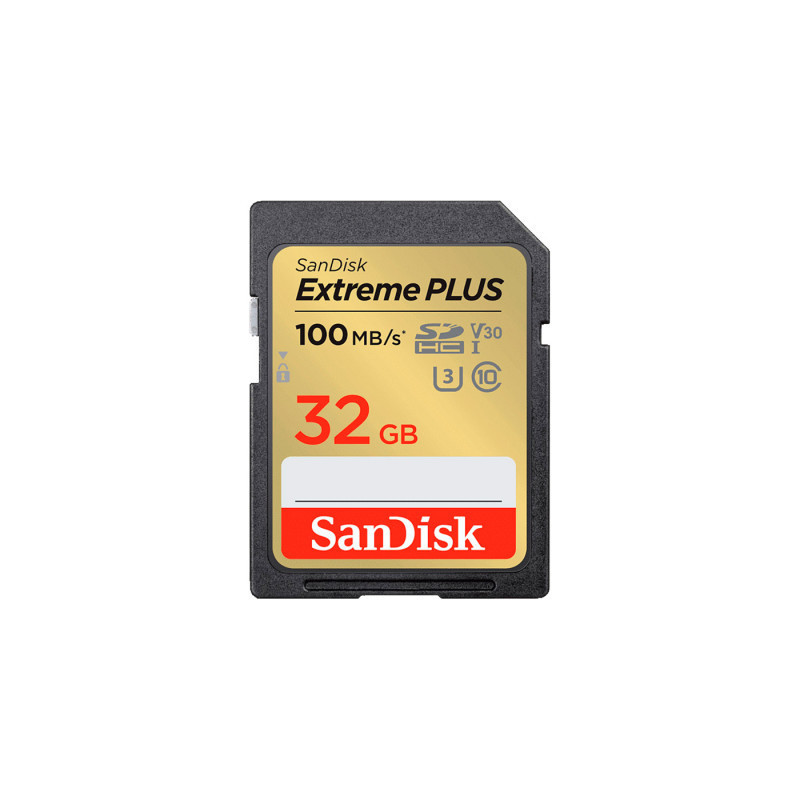 Карта пам'яті SanDisk 32GB SDXC class 10 Extreme PLUS (SDSDXWT-032G-GNCIN)