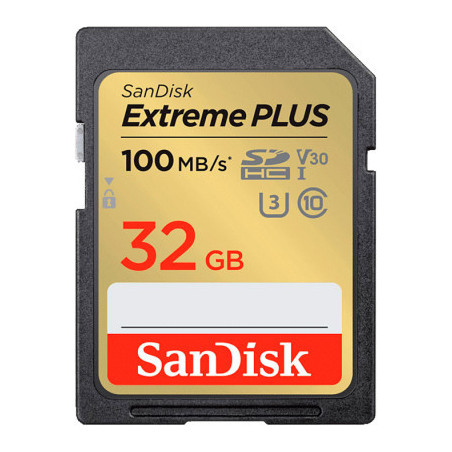 Карта пам'яті SanDisk 32GB SDXC class 10 Extreme PLUS (SDSDXWT-032G-GNCIN)