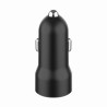Зарядний пристрій Gembird 1xUSB-A (18W QC3.0) + 1xUSB-C (20W PD) black (TA-UC-A2PDQC20-CAR-01)