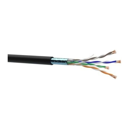 Кабель мережевий OK-Net FTP 305м, cat.5e patch зовнішній (F/UTP-cat.5Е-SL patch) (КГППЕ-ВП (100) 4*2*0,48)