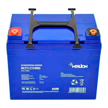 Батарея до ДБЖ Merlion MLTS12330M6 12V-33Ah (MLTS12330M6+)