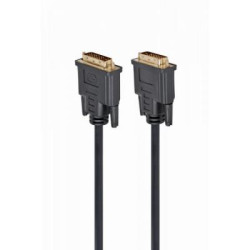 Кабель мультимедійний DVI M to DVI M 3.0m 24+1pin Cablexpert (CC-DVI2-BK-10)