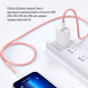 Дата кабель USB-C to Lightning 1.0m 27W pink ColorWay (CW-CBPDCL061-P)