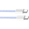 Дата кабель USB-C to USB-C 1.0m 60W 3.0А purple ColorWay (CW-CBPDCC061-PU)