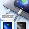 Дата кабель USB-C to USB-C 1.0m 60W 3.0А black ColorWay (CW-CBPDCC061-BK)