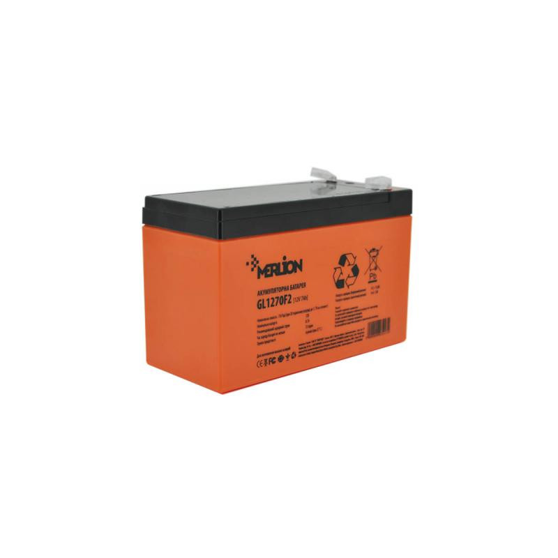 Батарея до ДБЖ Merlion 12V-7Ah GEL (GL1270F2 GEL)
