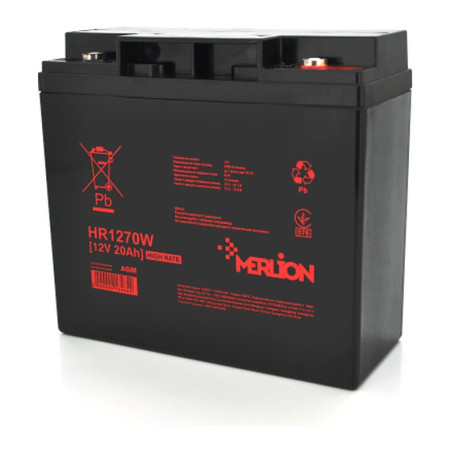 Батарея до ДБЖ Merlion HR1270W, 12V 20Ah (HR1270W)