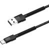 Дата кабель USB 2.0 AM to USB-C 1.0m 2.4А black ColorWay (CW-CBUC063-BK)