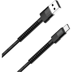 Дата кабель USB 2.0 AM to USB-C 1.0m 2.4А black ColorWay (CW-CBUC063-BK)