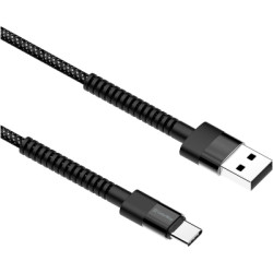Дата кабель USB 2.0 AM to USB-C 1.0m 2.4А black ColorWay (CW-CBUC063-BK)