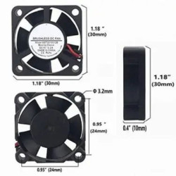 Додаткове обладнання для Мікро ПК KUONGSHUN Fan for Raspberry Pi 30307 (3B386)