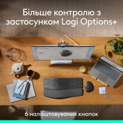 Мишка Logitech MX Ergo S Bluetooth Graphite (910-007260)