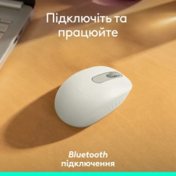 Мишка Logitech M196 Bluetooth Off-White (910-007460)