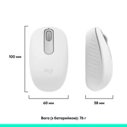 Мишка Logitech M196 Bluetooth Off-White (910-007460)