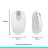 Мишка Logitech M196 Bluetooth Off-White (910-007460)